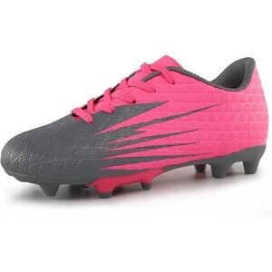 Hawkwell Kids Outdoor Firm Ground Turf Soccer Shoes(Toddler/Little Kid/Big Kid 2